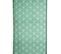 Panneau Japonais 60 X 300 Cm à Scratch Grande Hauteur Jacquard Motif Coquilles Vert