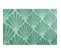 Panneau Japonais 60 X 300 Cm à Scratch Grande Hauteur Jacquard Motif Coquilles Vert