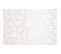 Panneau Japonais Transparent 60 X 300 Cm à Scratch Grande Hauteur Brodé Motif Mosaique Blanc