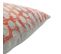 Housse De Coussin 40 X 40 Cm Motif Abstrait Petits Ronds Imprimé Orange Et Blanc