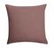 Housse De Coussin 40 X 40 Cm Polycoton Recyclé Motif Visage Abstrait Imprimé Violet