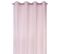 Rideau 100% Coton 140 X 240 Cm à Oeillets Rose Pale