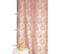 Rideau 140 X 260 Cm à Oeillets Tamisant Velours Motif Losange Rose