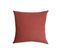 Housse De Coussin 100 % Coton 45 X 45 Cm Imprimé Motif Végétale Rouge