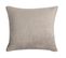 Housse De Coussin 40 X 40 Cm Polaire Uni Taupe