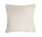 Housse De Coussin 40 X 40 Cm Polaire à Paillettes Dorées Blanc