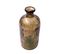 Vase Verre Recyclé 20 X 9 Cm Forme Arrondie Brun Nude