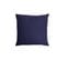 Housse De Coussin 100% Coton 45 X 45 Cm Uni Bleu Marine