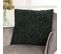 Housse De Coussin 40  X 40 Cm Baroque Velours Vert Foncé