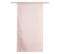 Voilage Vitrage 60 X 120 Cm Passe Tringle Rose Fil Lurex Doré