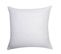 Housse De Coussin 60 X 60 Cm Blanc Fil Lurex Argenté