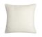 Housse De Coussin 40 X 40 Cm Toucher Doux Uni Blanc