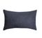 Housse De Coussin 30 X 50 Cm Suédine Uni Bleu Foncé