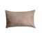 Housse De Coussin 30 X 50 Cm Suédine Uni Taupe