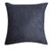 Housse De Coussin 45 X 45 Cm Suédine Uni Bleu Foncé