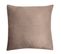 Housse De Coussin 60 X 60 Cm Suédine Uni Taupe