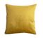 Housse De Coussin 45  X 45 Cm Velours Estampillé Motif Arc-en-ciel Jaune Moutarde