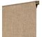 Vitrage Occultant Thermique 80 X 160 Cm Passe Tringle Chambray Taupe