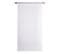 Paire De Vitrages 60 X 160 Cm Passe Tringle Motif Art Déco Floqué Blanc