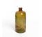 Vase Verre Recyclé 19 X 42 Cm Forme Cylindrique Lisse Et Transparent Marron Curry