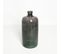 Vase Verre Recyclé 19 X 42 Cm Forme Cylindrique Lisse Et Transparent Noir