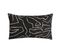 Housse De Coussin 100% Coton 30 X 50 Cm Motif Contemporain Imprimé Noir