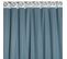 Rideau 3 En 1 Grande Hauteur 135 X 280 Cm Galon Fronceur/oeillets/passe Tringle Velours Uni Bleu