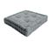 Coussin De Sol 100% Coton 50 X 50 X 8 Cm Non Déhoussable Uni Gris