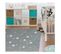 Tapis Enfant 120x160 Rectangle Fait Main En Coton Gris Coronda