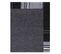 Tapis Chambre 80x150 Tissé Gris Rectangle Motif Simple Zaquo