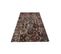 Tapis Kilim 170x240 Rectangle Fait Main Marron Motif Géométrique Linit