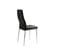 Lot De Six Chaises Simili Cuir Noir - Jaba