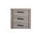 Buffet 2 Portes 3 Tiroirs Gris Fumé 230 Cm - Jacco