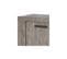 Buffet 2 Portes 3 Tiroirs Gris Fumé 230 Cm - Jacco