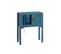 Console 2 Portes, 6 Tiroirs Bleue Meuble Chinois - Pekin