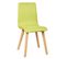 Duo De Chaises Microfibre Verte - Volante