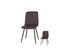 Duo De Chaises Simili Cuir Noir - Sotchi