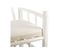 Fauteuil Bois Blanc Avec Coussin - Pyla