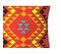 Coussin Motif Tribal Rouge 45*45 - Tribe