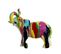 Statue Éléphant Avec Coulures Noir Et Multicolore H20 Cm - Dumbo