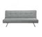 Banquette Canapé Convertible 3 Places Gris Clair - Solveig I