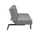 Banquette Canapé Convertible 3 Places Gris Clair - Solveig I