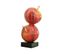 Sculpture Pommes 49 Cm Laquée Rouge Acidulé - Duo Pommes