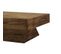 Table Basse Carré 100 Cm En Bois Recyclé Et Pied Trapèze - Chalet