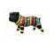 Sculpture Chien - Stripe Dog