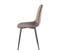 Lot De 4 Chaises Velours Marron - Biba