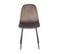 Lot De 4 Chaises Velours Marron - Biba