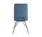 Lot De 4 Chaises Velours Bleu Marine - Bella