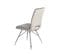 Lot De 4 Chaises Velours Gris Clair - Bella