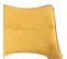 Lot De 2 Chaises Hautes De Bar Tissu Jaune - Roy